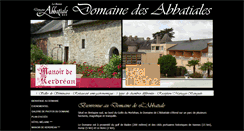 Desktop Screenshot of domaine-abbatiales.com