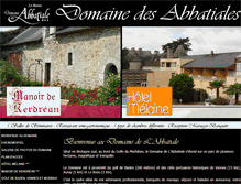 Tablet Screenshot of domaine-abbatiales.com